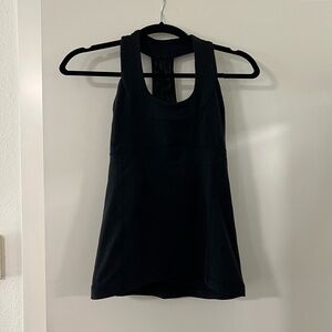 Lululemon black workout tank
